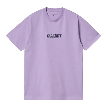 Carhartt WIP T-shirt s/s Multi Star script Soft Lavender